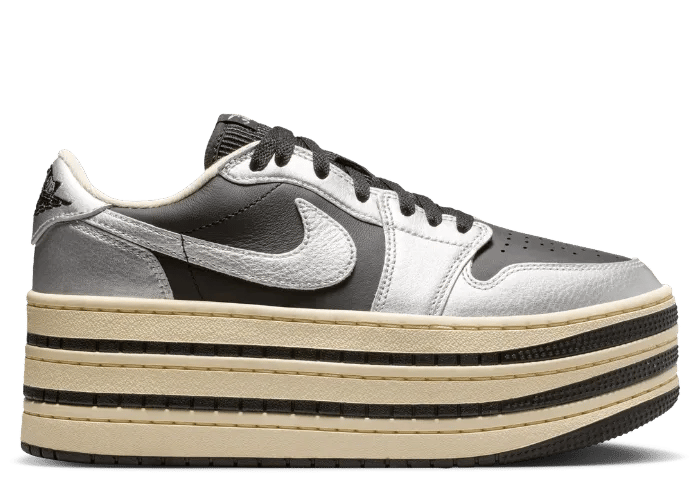 Air Jordan 1 Triple Stack Metallic Silver (W)