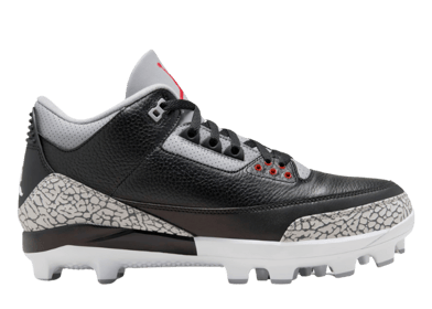 Air Jordan 3 Mid MCS Cleat Black Cement