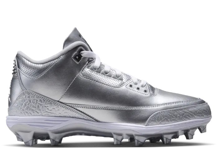 Air Jordan 3 Mid TD Metallic Silver