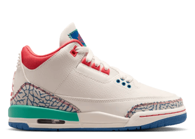 Air Jordan 3 Retro Chalk Track Red (GS) 