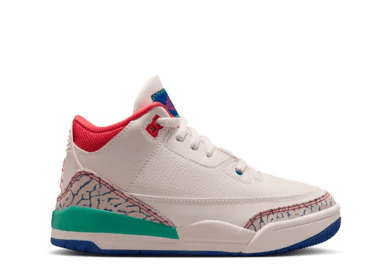 Air Jordan 3 Retro Chalk Track Red (PS) 