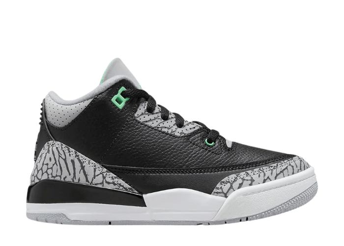 Air Jordan 3 Retro Green Glow (PS)