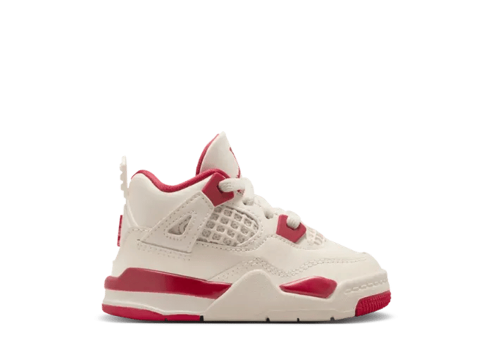 Air Jordan 4 Retro Pale Ivory Sierra Red (TD)