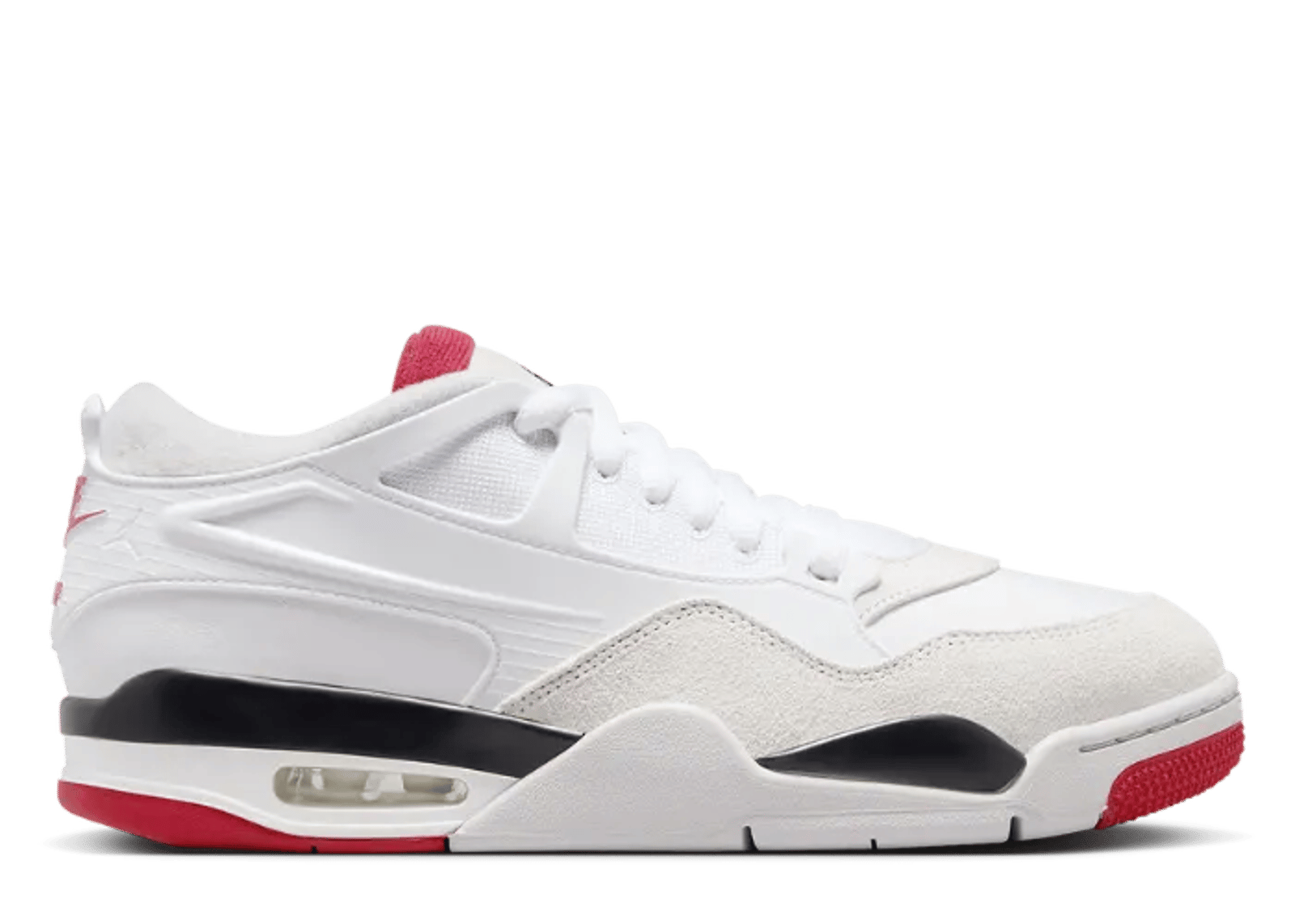 Air Jordan 4 RM White Fire Red Black