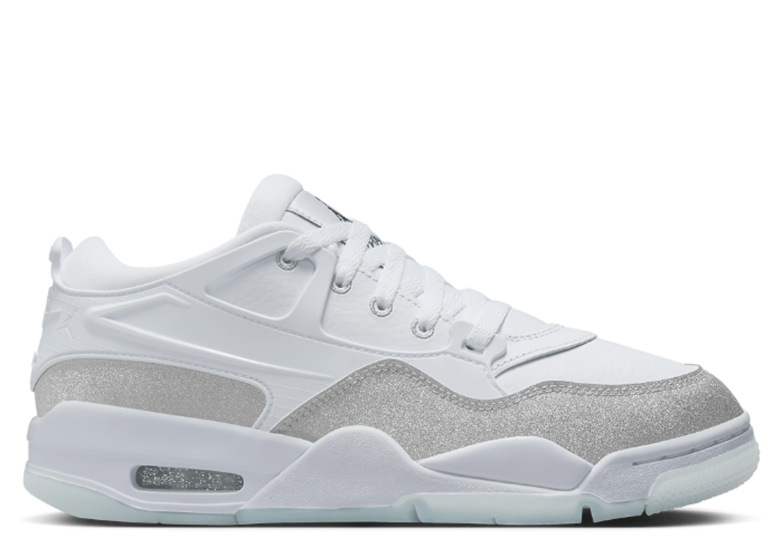 Air Jordan 4 RM White Silver Glitter (W)
