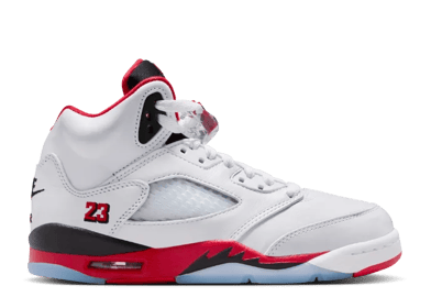 Air Jordan 5 Retro Fire Red Black Tongue (GS)
