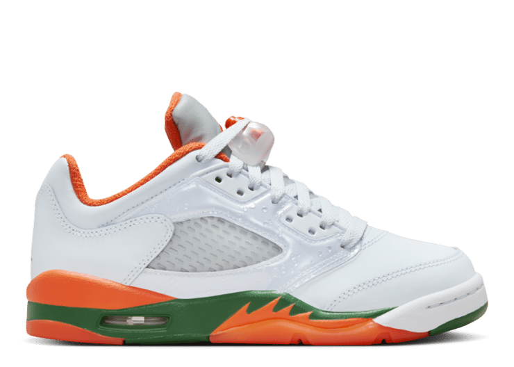 Air Jordan 5 Retro Low Hurricanes (GS) - FQ1293-018 Air Jordan 5 Retro Low Hurricanes (GS) - FQ1293-018