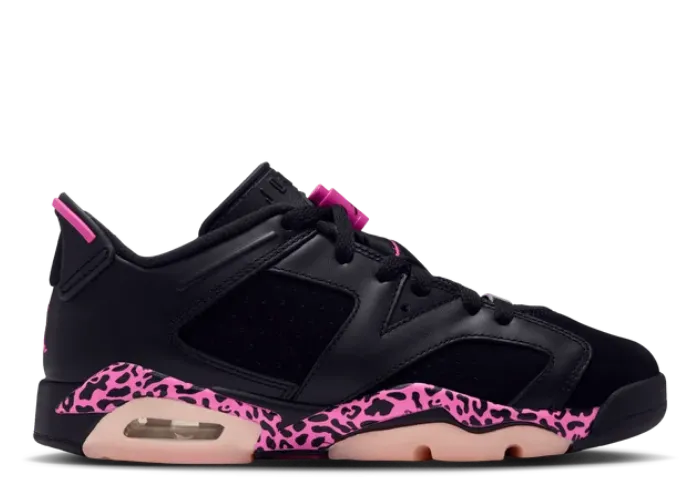 Air Jordan 6 Retro Low Black Pink (GS)