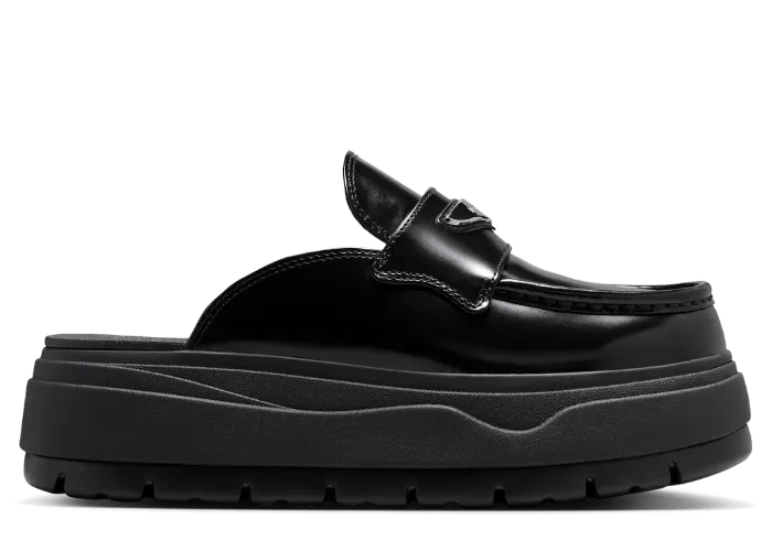 Air Jordan Mule Black Metallic Silver (W)