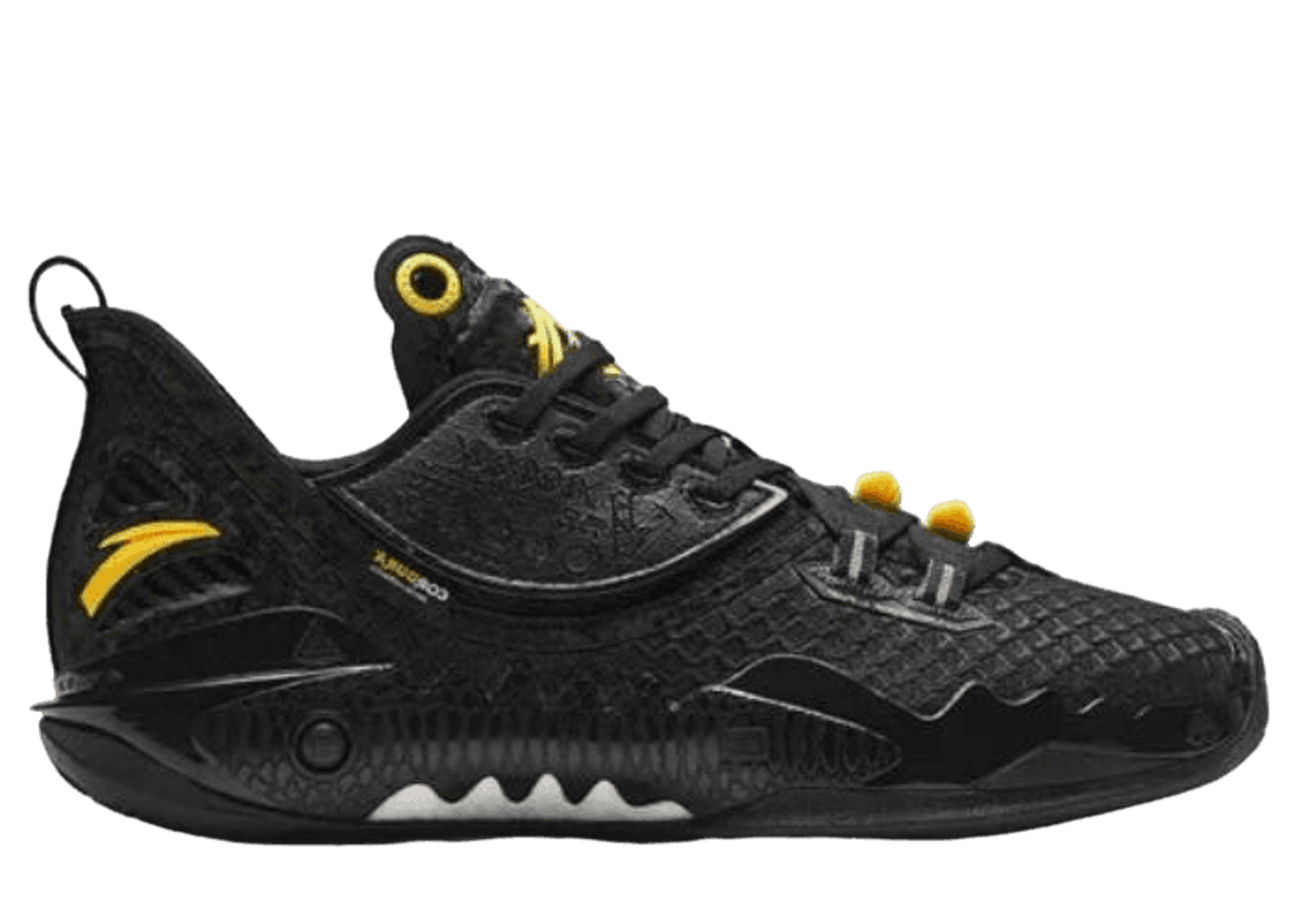 ANTA Basketball Shoes Men Low-Top Black US M 11