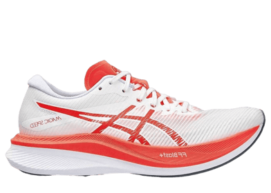 ASICS Magic Speed 3 White Sunrise Red (W)