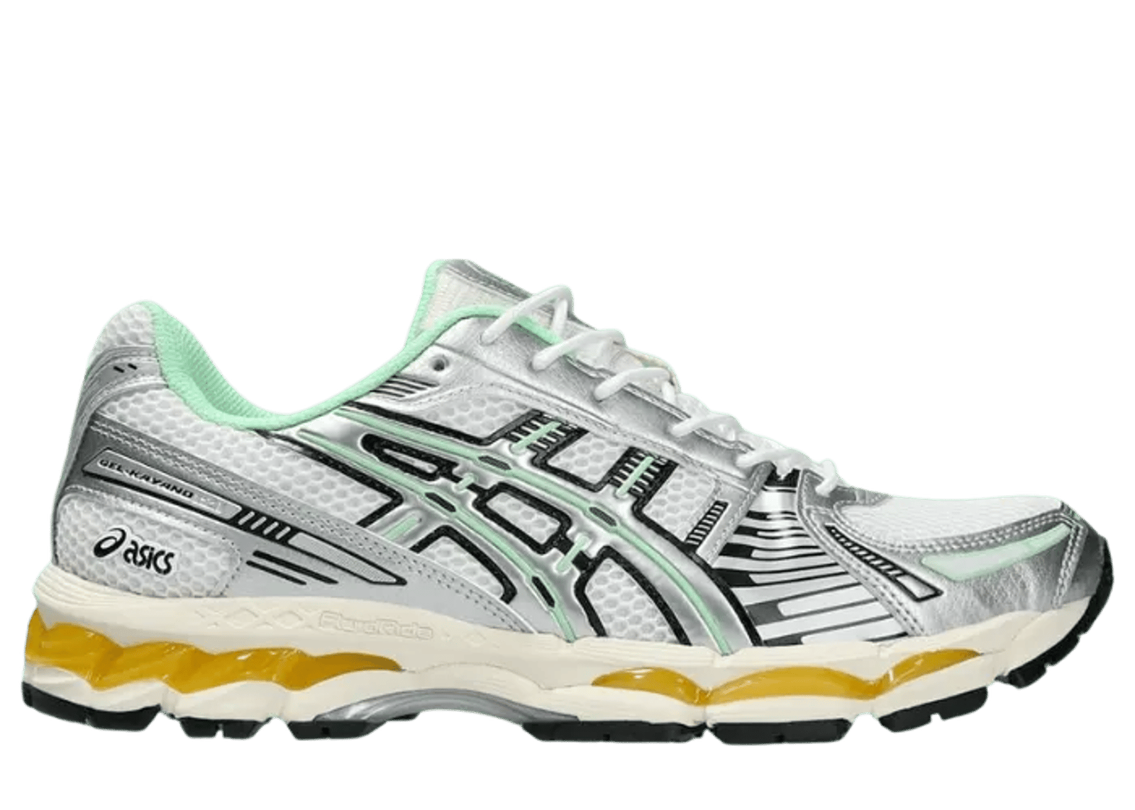 Asics Gel-Kayano 12.1 Metallic Silver Light Green