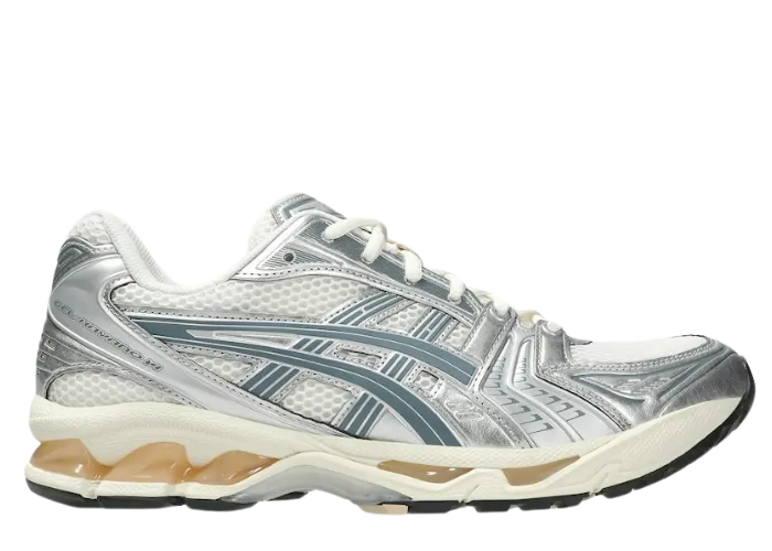 美品 GEL-KAYANO 14 Asics Gel-Kayano 14 Birch Pure Silver Teal Gold - 1203A537