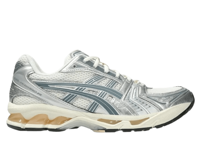 Asics Gel-Kayano 14 Birch Pure Silver Teal Gold