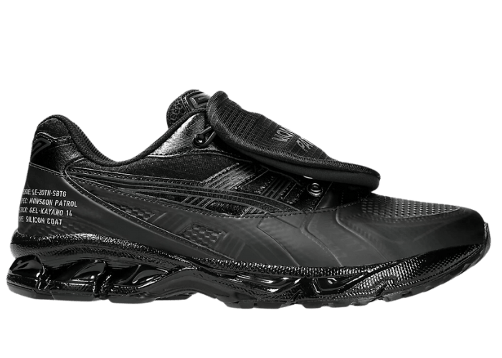 ASICS Gel-Kayano 14 SBTG x Limited Etd Monsoon Patrol Black - 1201A975-001