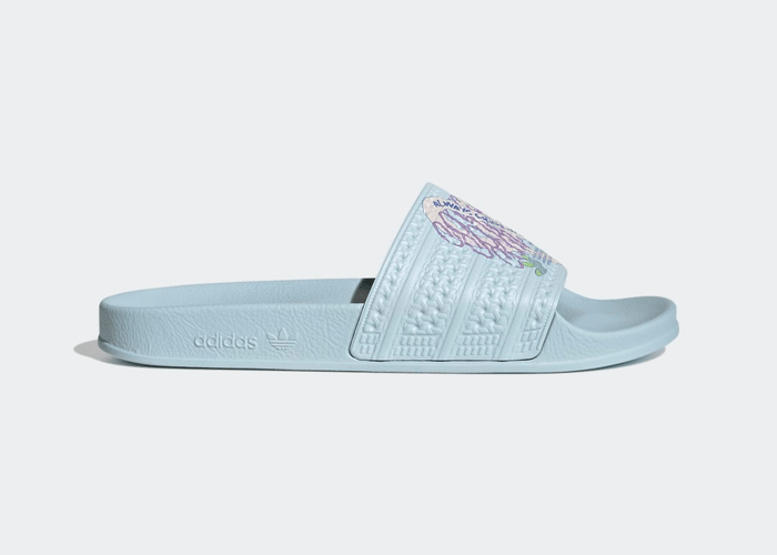 adidas Adilette Slides Almost Blue