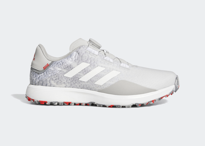adidas S2G BOA Wide Spikeless Golf Shoes Grey Two