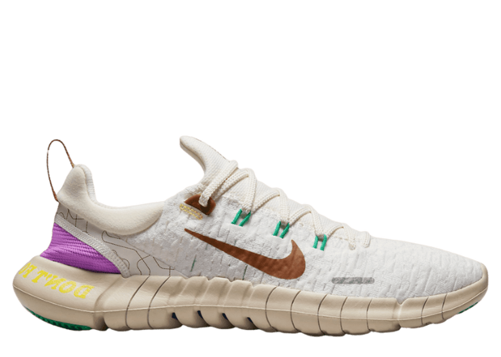 Nike free 5.0 v2 womens gold top