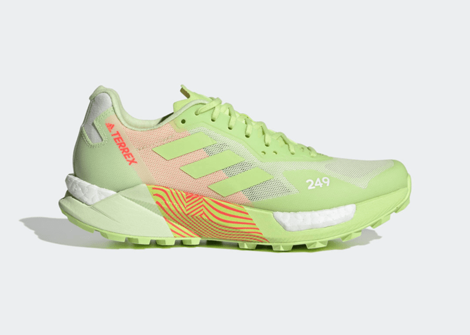 adidas Terrex Agravic Ultra Trail Running Shoes Almost Lime