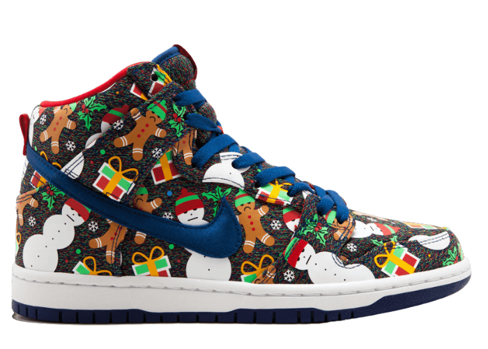ugly christmas sweater dunk high
