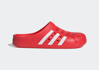 adidas Adilette Clogs Vivid Red