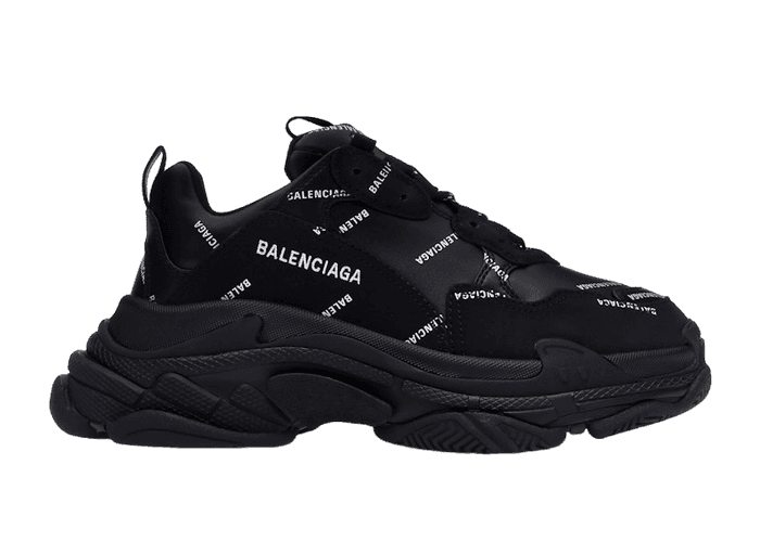 Balenciaga  Triple S Sneaker 'Black Logo' (W)