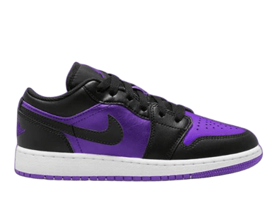 Air Jordan 1 Low Purple Venom Black (GS)