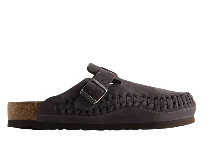 Birkenstock Boston Braided Kith Rabbit Grey
