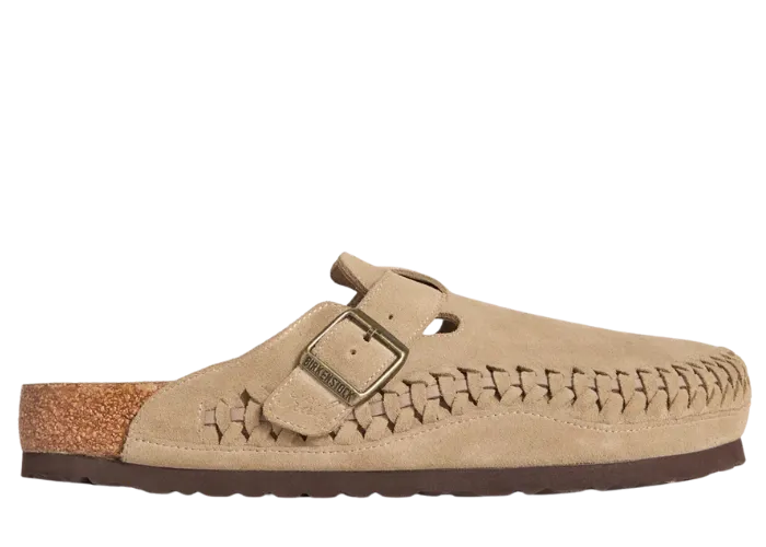 Birkenstock Boston Braided Kith Taupe - 1030958 Raffles