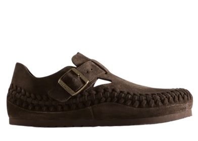 Birkenstock London Braided Shearling Kith Mocha