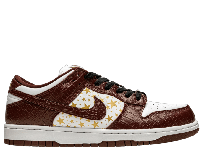 Nike SB Dunk Low Supreme Stars Barkroot Brown (2021)