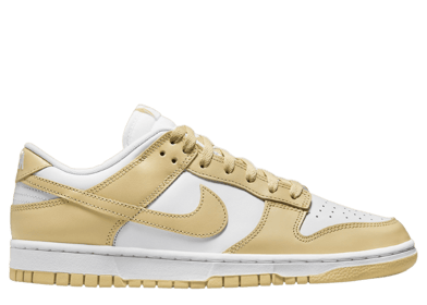 Nike Dunk Low White Team Gold