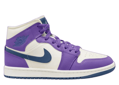 Air Jordan 1 Mid Action Grape Sky J Light Purple (W)