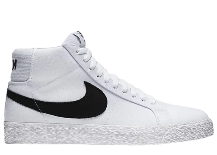 Nike SB Blazer Mid Canvas White Black