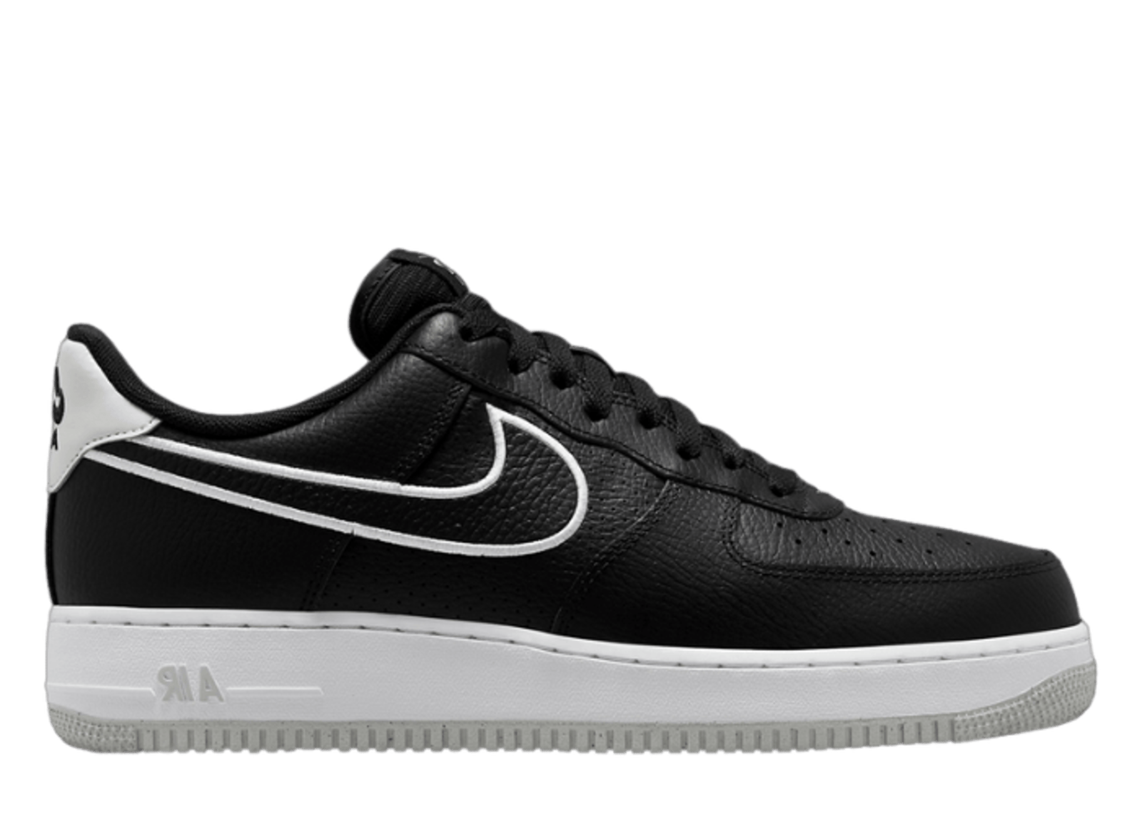 Nike Air Force 1 '07 Low Embroidered Swoosh Black White