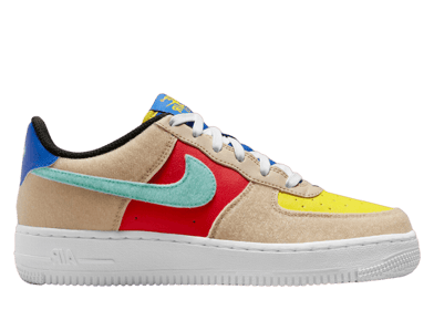 Nike Air Force 1 Low Multi-Color Velcro (GS)