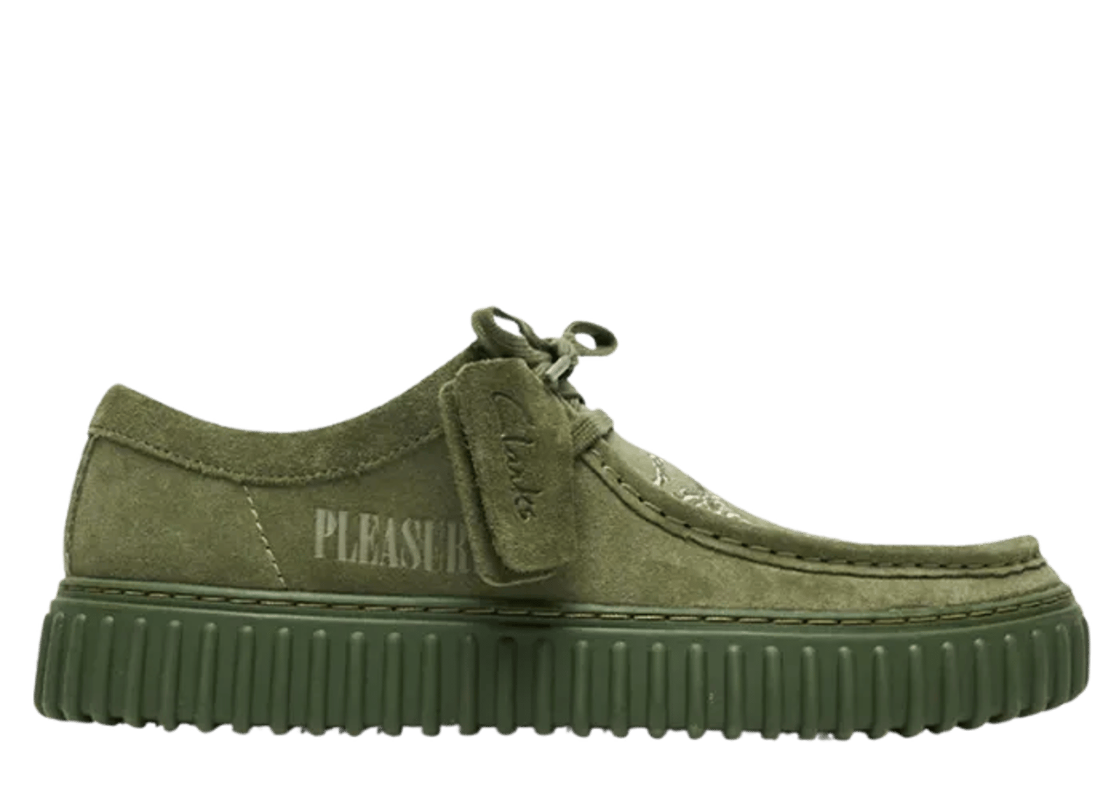 Clarks Torhill Low Pleasures Green