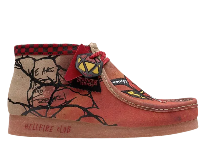 Clarks Wallabee Evo Stranger Things Dark Sand - 26181027 Clarks Wallabee Evo Stranger Things Dark Sand - 26181027