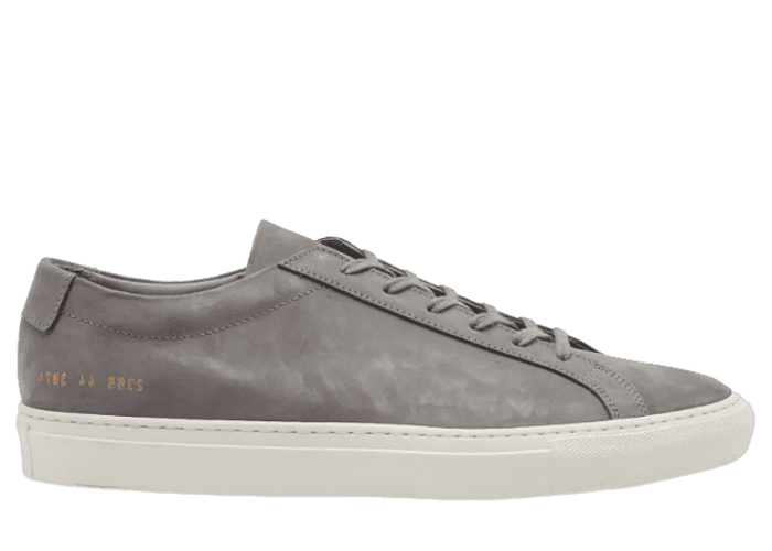 Common Projects Original Achilles Nubuck Low Warm Grey