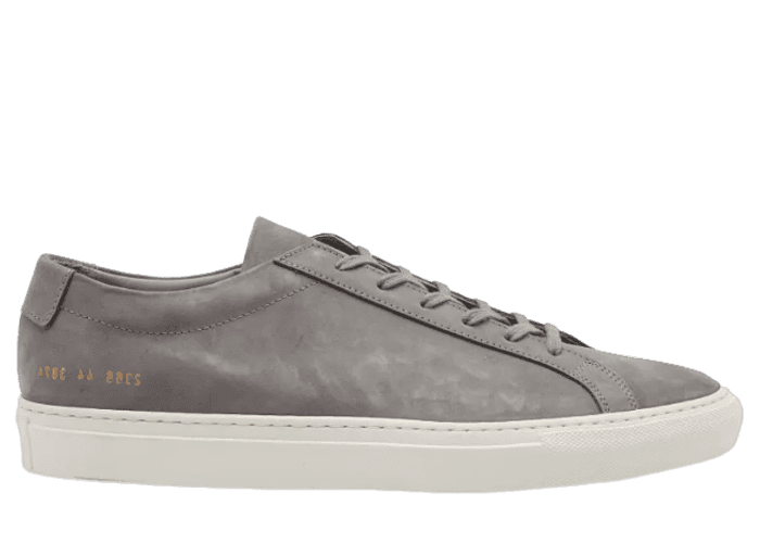 Common Projects Original Achilles Nubuck Low Warm Grey