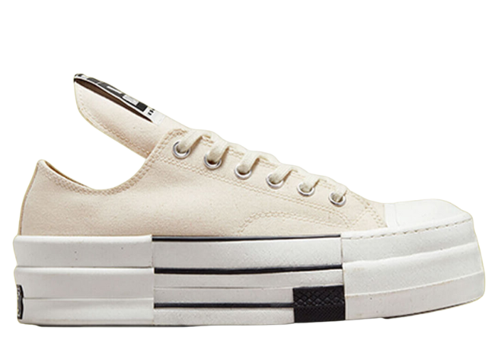 Converse DRKSHDW DBL DRKSTAR Ox Rick Owens Natural Ivory