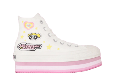 Converse All-Star Chunkykine Hi The Powerpuff Girls White (GS)