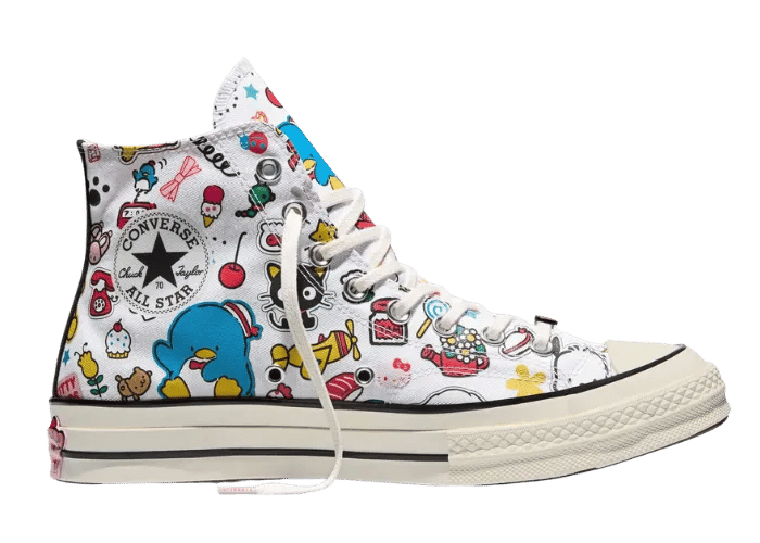 Converse Chuck Taylor 70 Hello Kitty Stickers