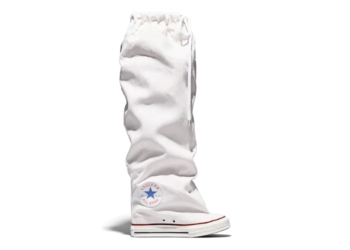 Converse Chuck Taylor All Star XXXHi Slouch Wedge Vaquera White (W)