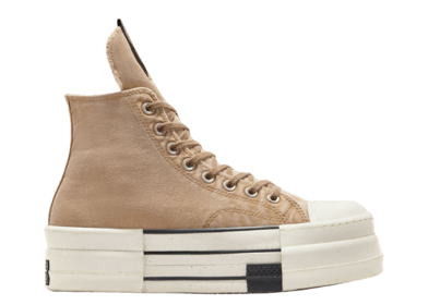Converse DBL DRKSTAR Hi Rick Owens Washed Canvas Blonde