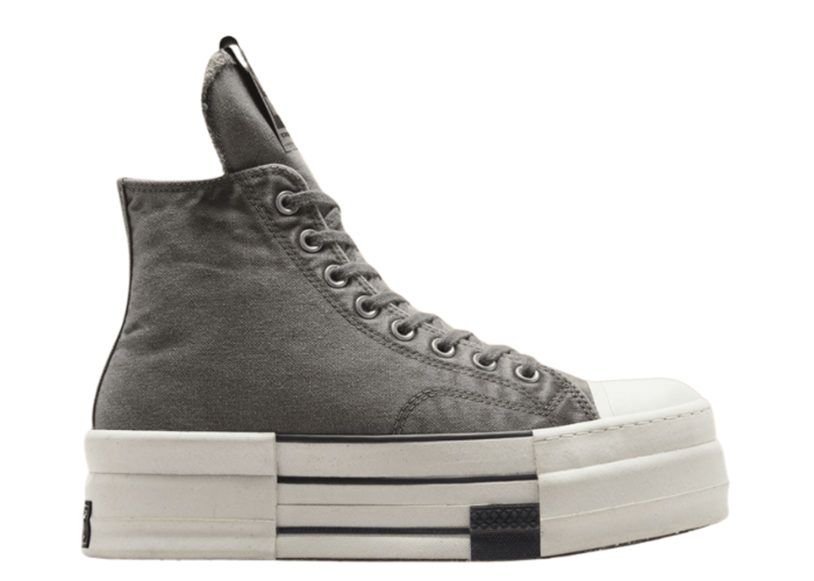 Converse DBL DRKSTAR Hi Rick Owens Washed Canvas Concrete