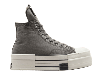 Converse DBL DRKSTAR Hi Rick Owens Washed Canvas Concrete