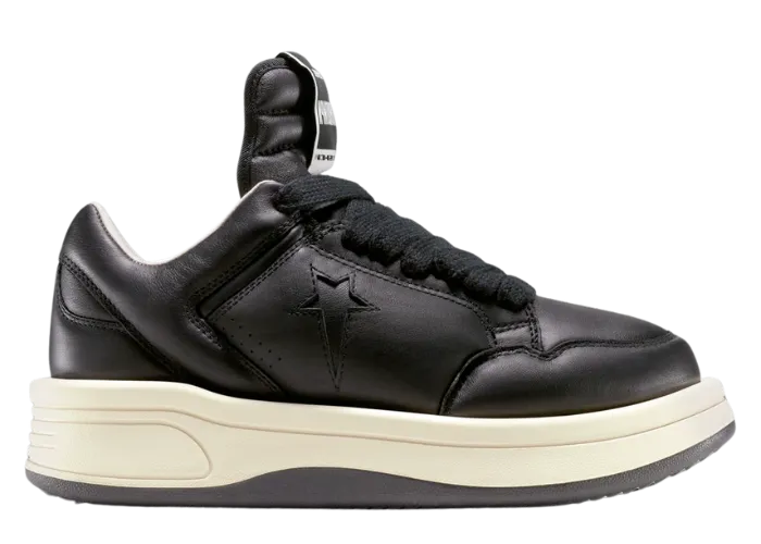 Converse DRKSHDW TURBOWPN Ox Rick Owens Black - A12063C Converse DRKSHDW TURBOWPN Ox Rick Owens Black - A12063C