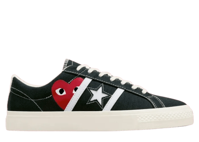 Converse One Star Academy Pro Comme des Garçons Play Black
