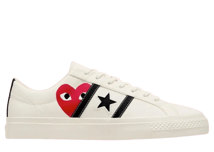 新品未使用　COMME des GARCONS× E COX Converse One Star Academy Pro Comme des Garçons Play Milk - A09878C